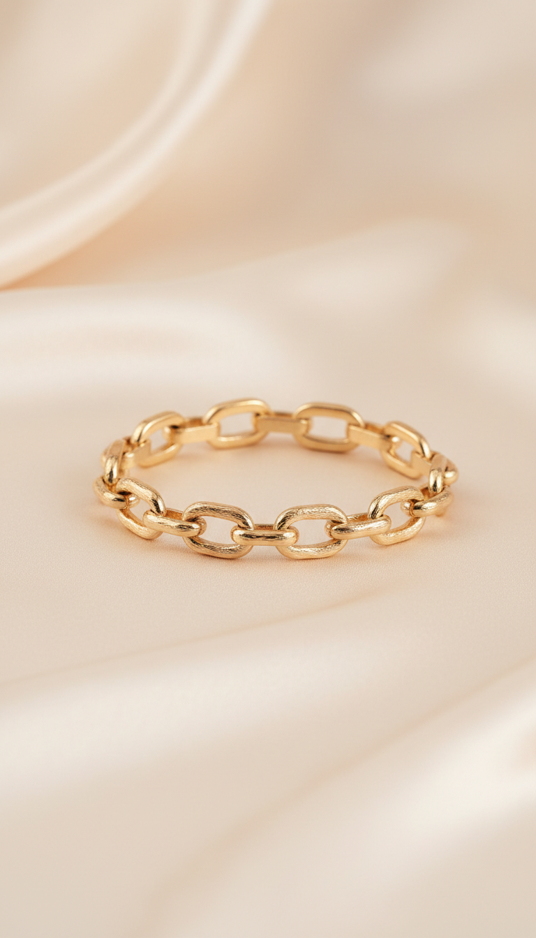 18k Gold Link Bracelet